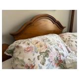 Thomasville Queen Poster Bed 81H Traditional Wood 4 Post Frame