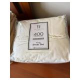 Wamsutta King Sheet Set 400 Thread Count 100% Cotton Ivory
