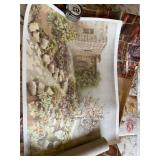 Limited Edition Garden Courtyard Art Print 87/195 Dated 1996 Rolled