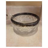 William Adams - No. 9394 English Lead Crystal Sauce Set with Ladle - No lids