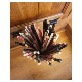 Assorted Chopsticks - Bamboo, Wood & Black Plastic, Floral Wrapped