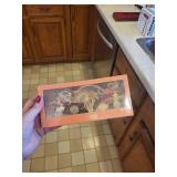 5-Piece Chinese Mythology Metal Bookmark Set in Orange Box