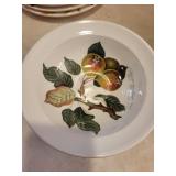 Portsmouth Pottery Goddess of Fruit Dinner Plates & Bowls - Made in England