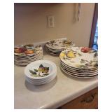 Portsmouth Pottery Goddess of Fruit Dinner Plates & Bowls - Made in England