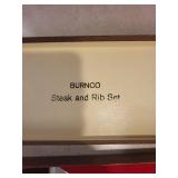 Burnco Steak & Rib Set - 3-Piece Stainless Carving Set