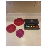 Miyabi Boxed Kitchen Accessory Set - Chopsticks & Decorative Coasters