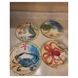 Sea Life Dinnerware & Glassware Set - Ocean Plates, Bowls, Glasses