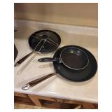 All-Clad Stainless Steel Stock Pot with Lid - Includes Pans & Green Silicone Colander