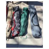 Folding Camp Chairs Set of 4 With Carry Bags