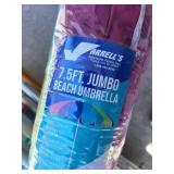 Pair of Floral Folding Beach Chairs - Bright Tropical Print, White Frames