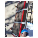 Fleet Farm Mechanics Creeper - Red Padded Rolling Seat with Steel Frame