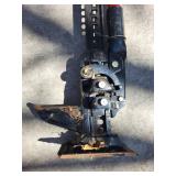 Tractor Jack with Notched Lift Bar - Top Hook, Adjustable Height