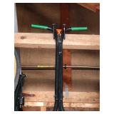 PrecisionGreen Seed Spreader - Green Frame with Dual Orange Wheels