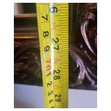 Mirror - Ornate Carved Wood Scroll Frame, Large Wall Mirror ~40 in tall