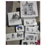 Snow Village Hand-painted Ceramic Accessories - Glenhaven House & More (Dept 56)