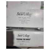 Snow Village Hartford House & Wedding Chapel, Evergreen Trees - Dept 56 Handpainted Ceramics