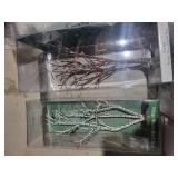 Snow Village Hartford House & Wedding Chapel, Evergreen Trees - Dept 56 Handpainted Ceramics