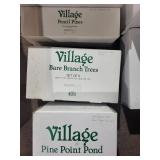 Snow Village Fisherman