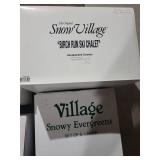 Snow Village Fisherman