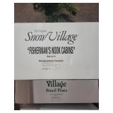 Snow Village Fisherman