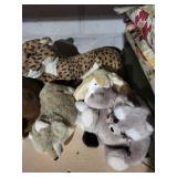 Assorted Plush Toys - Teddy Bears & Leopard Print Stuffed Animals