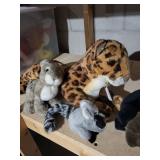 Assorted Plush Toys - Teddy Bears & Leopard Print Stuffed Animals