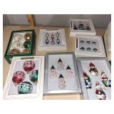 Christmas by Krebs Hand Decorated Glass Ornaments - Assorted Boxed Ornaments