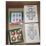 Christmas by Krebs Hand Decorated Glass Ornaments - Assorted Boxed Ornaments