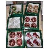 Christmas by Krebs Hand Decorated Glass Ornaments - Assorted Boxed Ornaments