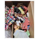 Vintage Porcelain Bride Doll - White Lace Wedding Dress & Veil