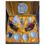 Decorative Sword with Engraved Scabbard - Inner Mongolia Ethnic Craft Gift Box