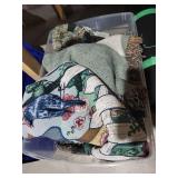 Floral-Patterned Area Rugs with Fringe (Lot of 5)