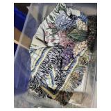 Floral-Patterned Area Rugs with Fringe (Lot of 5)