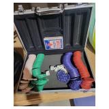 Hoyle Official Playing Cards Poker Chip Set - Aluminum Carry Case