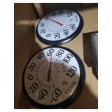 Two Taylor Outdoor Thermometers - 0-120°F / -60 to 50°C (Lot of 2)