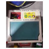 Fisher-Price School Days Desk with Train Engine & Charlie Brown