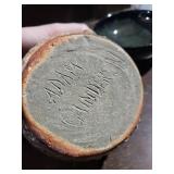 Ceramic Vessels Set: 3 Pitted Globe Vases & Green-Glazed Bowl