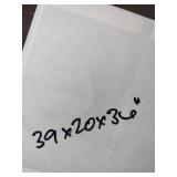 Antique Dark Wood Dresser with Arched Mirror