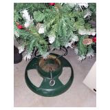 Artificial Christmas Tree Snow-Tipped with Pine Cones & Red Berries