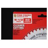Milwaukee 6-1/2 in Wood Blade - 40-Tooth ATB Pattern, Fine Finish, 5/8 in Arbor