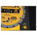 DEWALT Construction Saw Blade DW3192 - 7 1/4 in Diameter - 18T Carbide Teeth