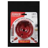 Diablo Carbide Teeth Hole Saw Set with Snap-Lock Mandrel - 3 5/8 in and 3 in (2-pack)