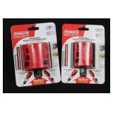DIABLO Bi-Metal Hole Saw Set - 3 in (76 mm) & 2-1/8 in (54 mm) Diameters