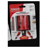DIABLO Bi-Metal Hole Saw Set - 3 in (76 mm) & 2-1/8 in (54 mm) Diameters