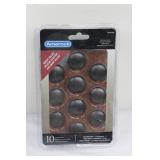 Amerock TEN53005-ORB Oil-Rubbed Bronze Cabinet Knobs 1-1/4 Dia 10-Pack