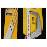DEWALT 10' Bi-Metal Hacksaw Blades DWHT20549 2-Pack & Stanley MiniHack 10' Hacksaw