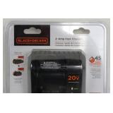 Black & Decker 2-Amp 20V Fast Charger for LBXR20 Li-Ion Battery