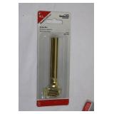 National Hardware Keyed Hasp V827/N183-780, Brass Surface Bolt V1922/N197-988, Ace Swivel Hasp