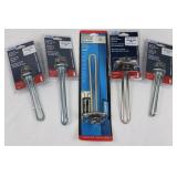 Camco Universal Water Heater Elements - Screw-In 1500W 240V & 2000W 120V (Lot of 5)