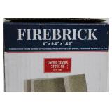 United States Stove Co Firebrick 9 x 4.5 x 1.25 in Replacement Bricks